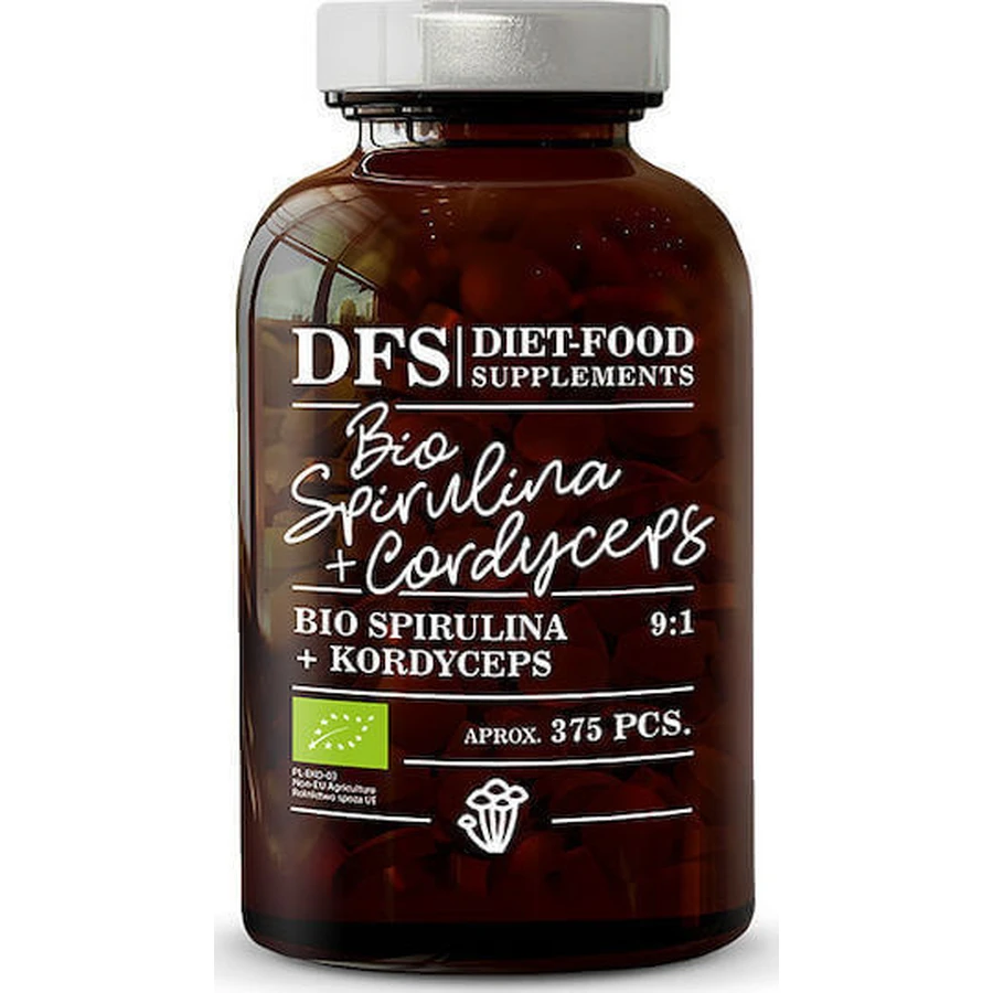 Diet-Food Bio Spiroulina & Cordyceps 40mg 375 caps: цены и характеристики