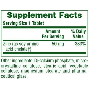 Nature's Plus Цинк 50 мг 90 таблеток