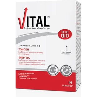 Vit'All+ Q10 Мультивітамінний комплекс для підтримки енергії та імунної системи 40 мг 14 капс.