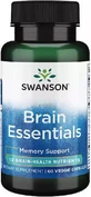 Swanson Brain Essentials Memory Supplement 60 растительных капсул
