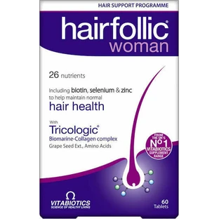 Vitabiotics Hairfollic Woman Special Food Supplement 60 табл.