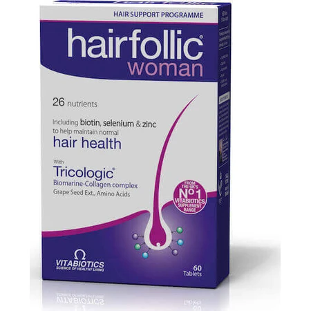 Vitabiotics Hairfollic Woman Special Food Supplement 60 табл.: цены и характеристики