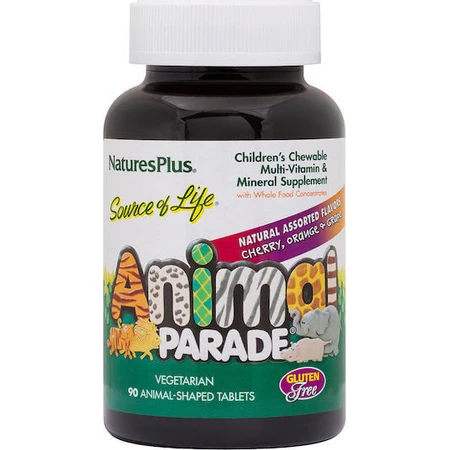 Nature's Plus Animal Parade Children's Chewable Children's Chewable Multi-Assorted F Мультивитамины для укрепления иммунной системы Вишня Апельсин Виноград 90 жевательных таблеток: цены и характеристики