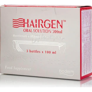 Пероральный раствор Boderm Hairgen, специальная пищевая добавка, 300 мл, безвкусно