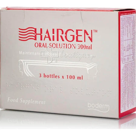 Пероральный раствор Boderm Hairgen, специальная пищевая добавка, 300 мл, безвкусно: цены и характеристики