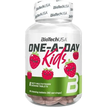 Biotech USA One-A-Day Multivitamin for Skin Strawberry Raspberry Strawberry 90 жевательных таблеток: цены и характеристики
