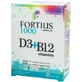 Geoplan Nutraceuticals Fortius Ultra D3 & B12 Vitamins Мультивітаміни для енергії, зміцнення імунної системи та здоров'я яєць 1000iu 30 таблеток