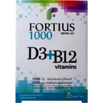 Geoplan Nutraceuticals Fortius Ultra D3 & B12 Vitamins Мультивітаміни для енергії, зміцнення імунної системи та здоров'я яєць 1000iu 30 таблеток: ціни та характеристики