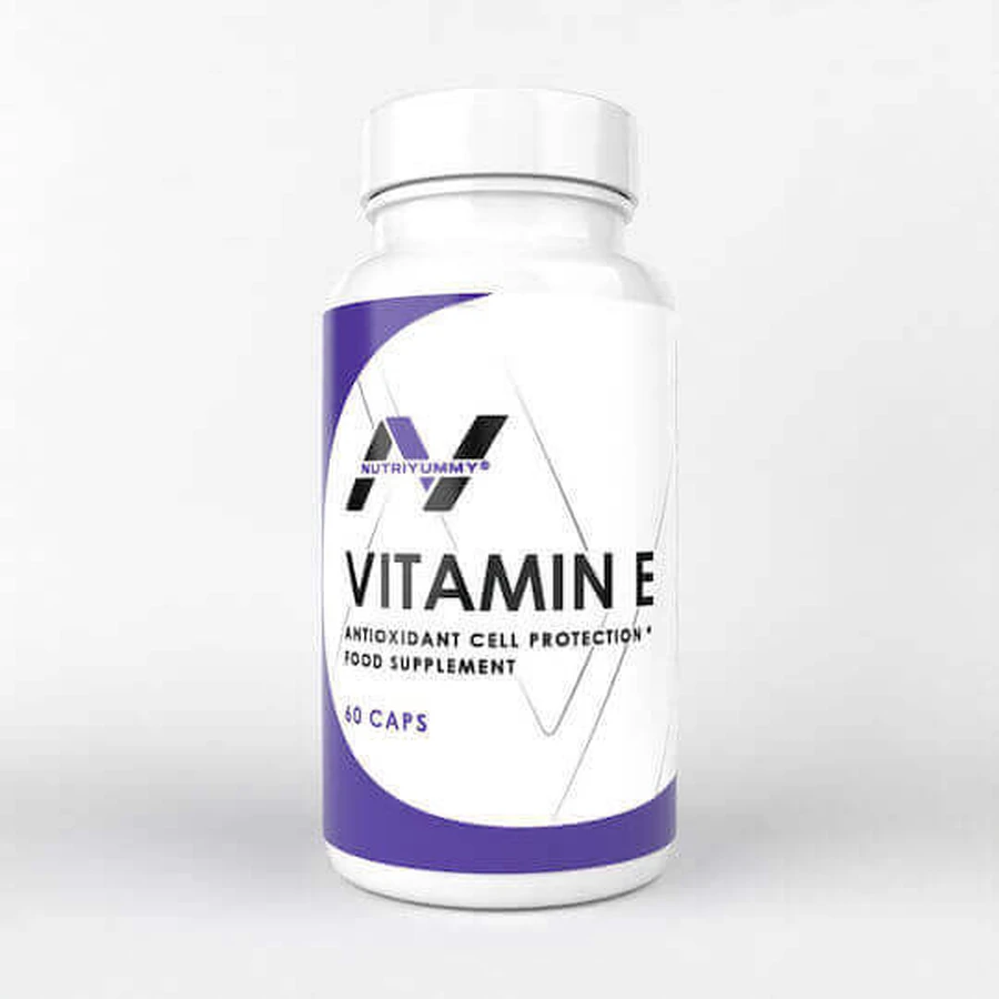 Nutriyummy Вітамін Е для шкіри та антиоксидантна дія 800iu 60 капс.: ціни та характеристики