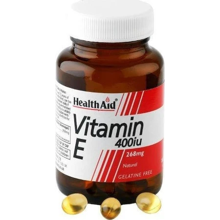 Health Aid Витамин Е для кожи и антиоксидантного действия 400iu 268mg 30 x 1 вегетарианских капсул: цены и характеристики