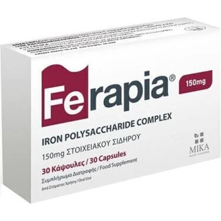 Mika Nutri Pharma Ferapia Комплекс заліза з полісахаридом 150 мг 30 капсул