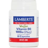 Lamberts Vegan Vitamin D3 Вітамін для зміцнення імунної системи та здоров'я яєць 1000iu 90 капс.