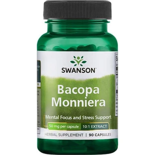 Swanson Bacopa Monniera 10:1 Extract 50mg 90 caps