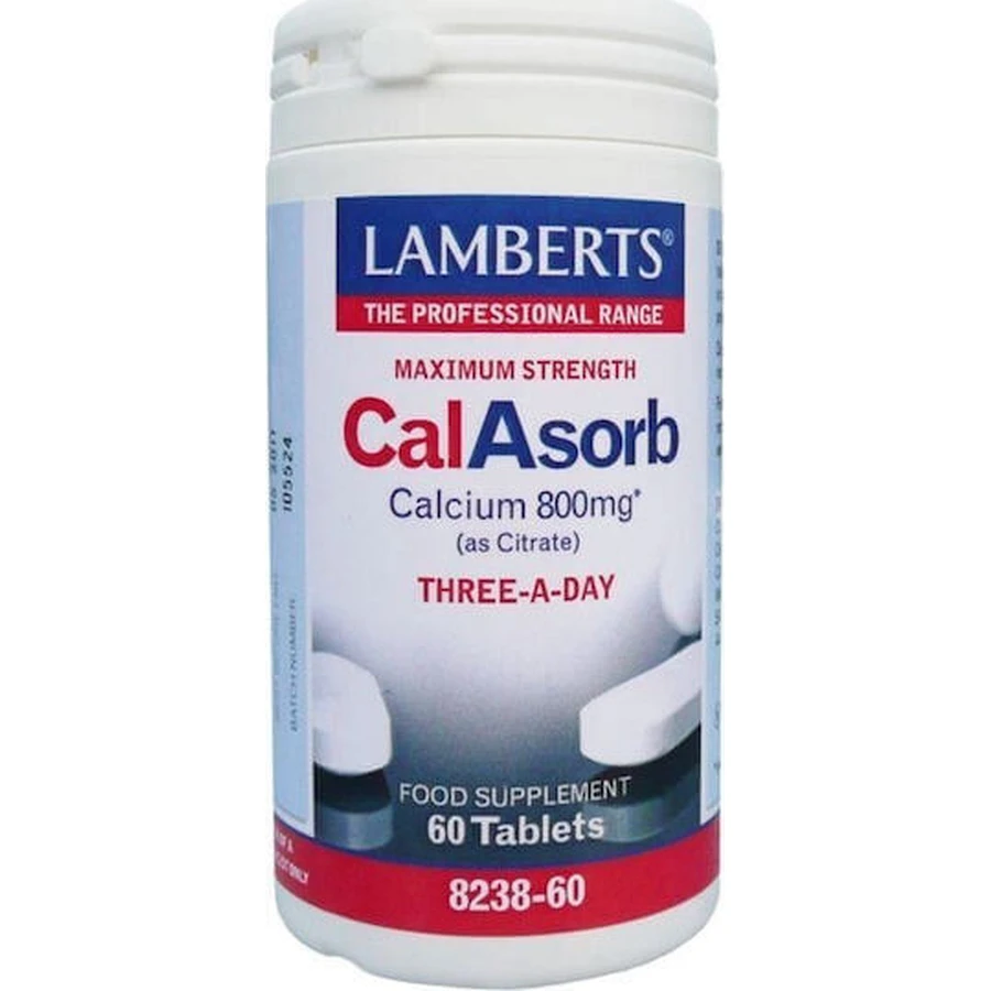 Lamberts CalAsorb Максимально сильний кальцій (у вигляді цитрату) 800 мг 60 таблеток: ціни та характеристики