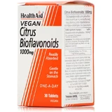 Health Aid Vegan Citrus Bioflavonoids Витамин для укрепления иммунитета, кожи и антиоксидантного действия 1000 мг 30 растительных капсул