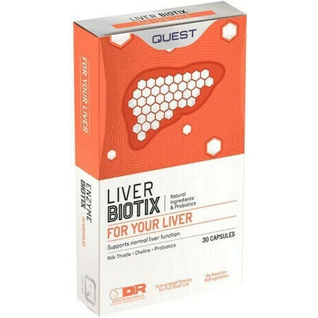 Quest Liver Biotix Для Вашої печінки Спеціальна дієтична добавка 30 капс.: ціни та характеристики