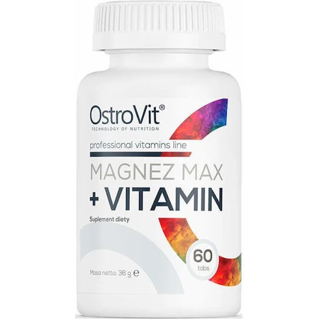 OstroVit Magnez MAX + Vitamin 60 таблеток: цены и характеристики