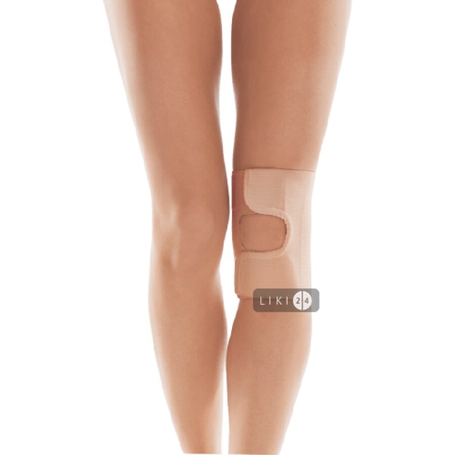 Бандаж на колінний суглоб Торос Груп 513 з відкритою чашечкою, бежевий, розмір 4: ціни та характеристики