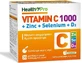 Health Pro Vitamin C 1000 &amp; Zinc &amp; Selenium &amp; D3 Витамин для поддержки иммунитета, кожи и антиоксидантного действия 30 пакетиков