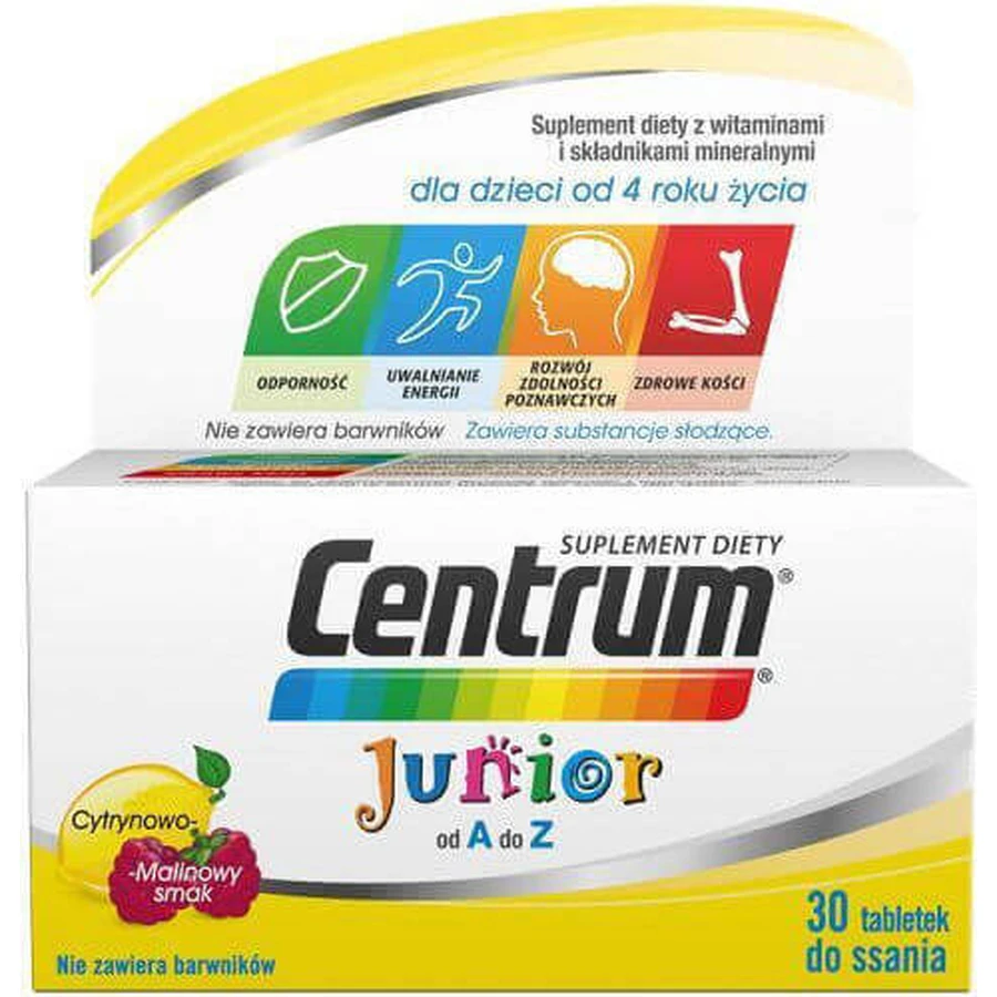 Centrum Junior от А до Я Мультивитамины для кожи 30 таблеток: цены и характеристики