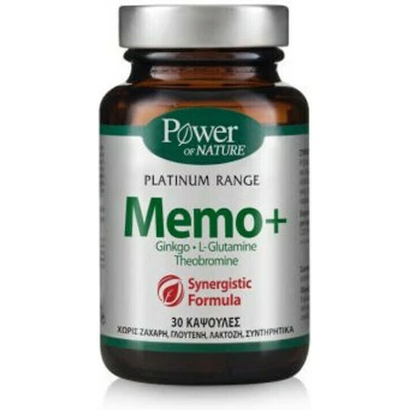 Power Of Nature Platinum Range Memo+ Synergistic Formula Пищевая добавка Special 30 капс: цены и характеристики