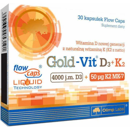 Olimp Sport Nutrition Vit D3 + K2 Мультивітамін для здоров'я птахів 30 капс.: ціни та характеристики