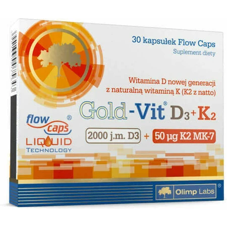 Olimp Sport Nutrition Vit D3 + K2 Мультивітамін для здоров'я птахів 30 капс.: ціни та характеристики