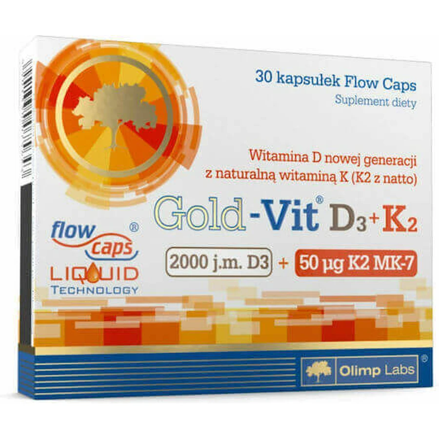 Olimp Sport Nutrition Vit D3 + K2 Мультивітамін для здоров'я птахів 30 капс.: ціни та характеристики