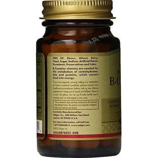 Solgar Megasorb Vitamin B-комплекс вітамінів для зміцнення енергії, імунітету та нервової системи 50 таблеток