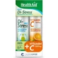 Health Aid Fizzy Di-stress Combo Pack Dietary Supplement Good Psychological Function & Vitamin C 1000mg 2x20 Effervescent Tablets 2x20 tablets