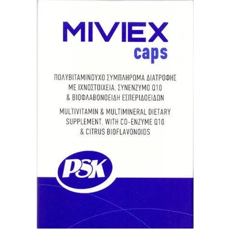 PSK Miviex Multivitamin Мультивитамины для энергии, иммунной системы и укрепления волос 1700 мг 30 капс: цены и характеристики