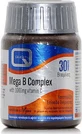 Quest Mega B Complex with 1000mg Vitamin C Витамин для энергии, поддержки иммунной и нервной системы 1000mg 30 Tablets