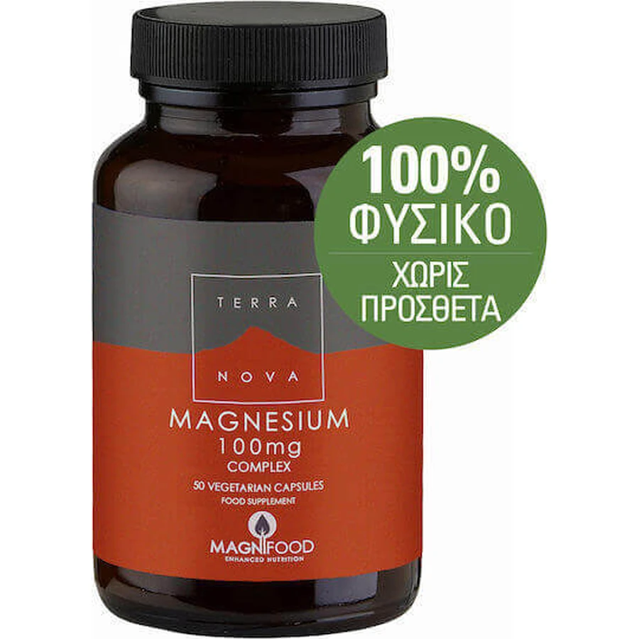 TerraNova Магниевый комплекс 100 мг 100 травяных капсул: цены и характеристики