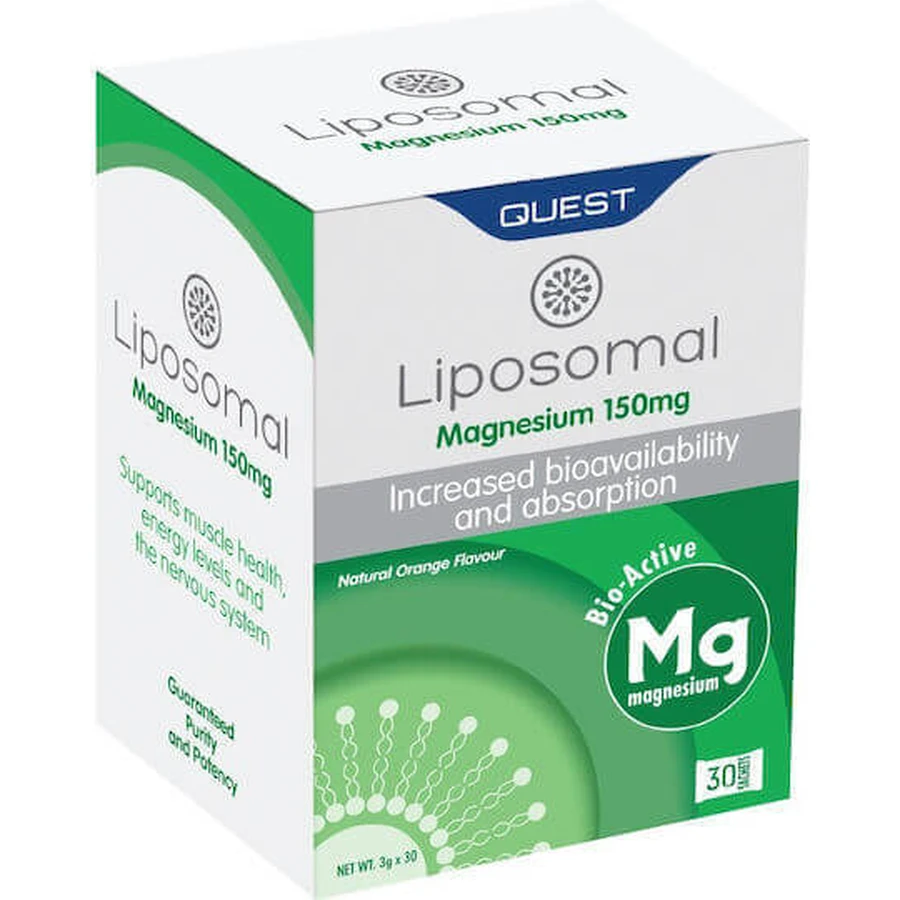Quest Magnesium 150mg 30 Orange Sachets: цены и характеристики
