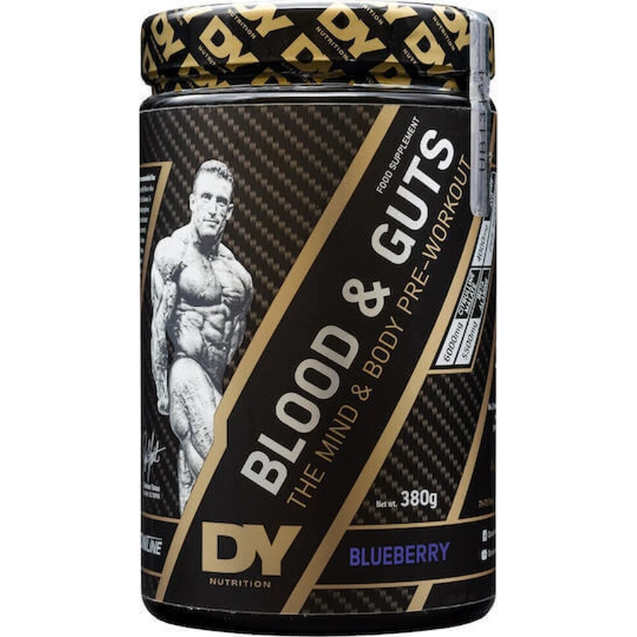 Dorian Yates Blood & Guts Pre Workout Supplement 380gr Strawberry: цены и характеристики
