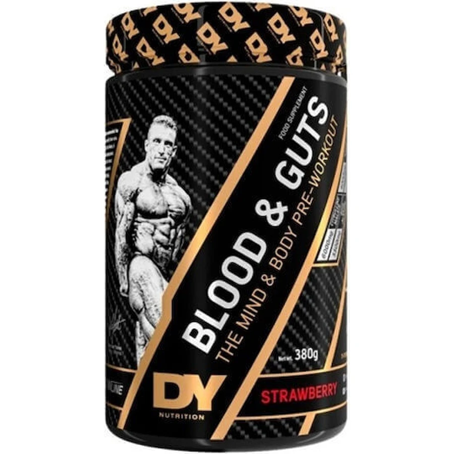 Dorian Yates Blood & Guts Pre Workout Supplement 380gr Strawberry: цены и характеристики