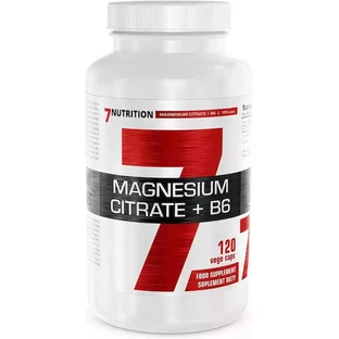 7Nutrition Цитрат магнію та В6 120 рослинних капсул