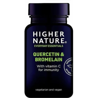 Higher Nature Quercetin & Bromelain 60 файлов Natural - Натуральный