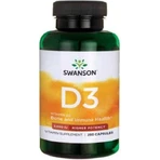Swanson D3 Високопотенційний вітамін для підтримки імунітету та здоров'я яєць 1000iu 250 капс.: ціни та характеристики