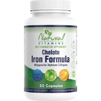 Natural Vitamins Chelated Iron Chelate Formula 50 капсул: цены и характеристики