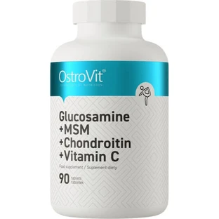 OstroVit Glucosamine + MSM + Chondroitin + Vitamin C Joint & Bone Health Supplement 90 tabs