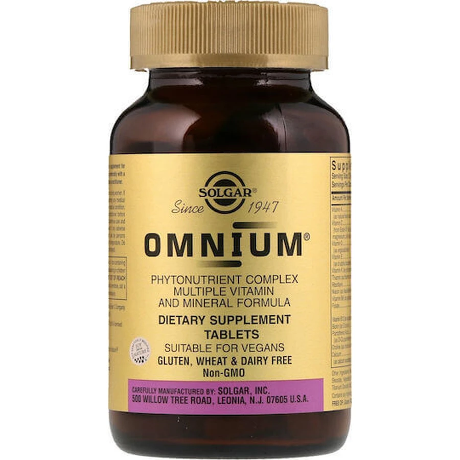 Solgar Omnium Energy Multivitamin 90 таблеток: ціни та характеристики