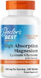 Doctor's Best Високозасвоюваний магній 240 таблеток