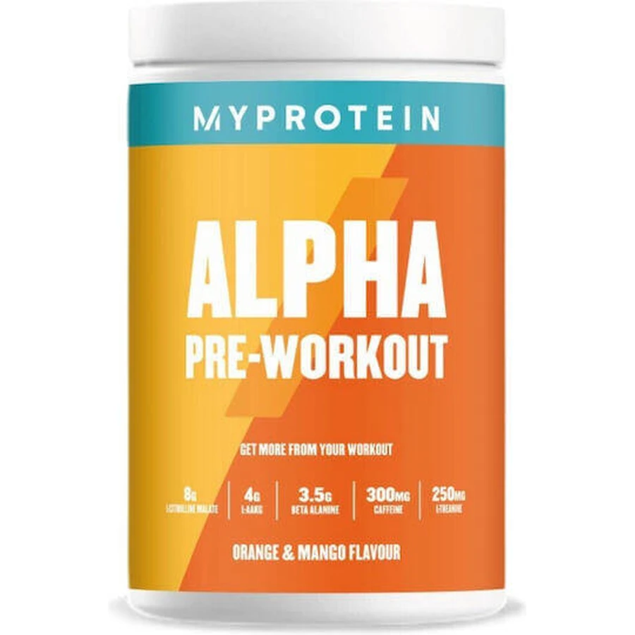 Myprotein Alpha Предтреніровочний комплекс [600 грам] Апельсин і манго: ціни та характеристики