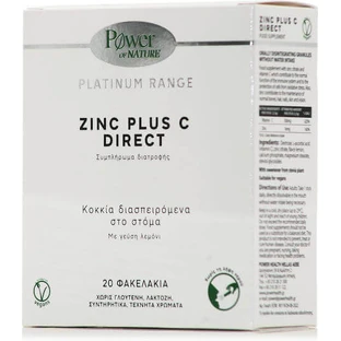 Power Of Nature Platinum Range Платиновая линейка Цинк Плюс С Прямой 20 саше с лимоном
