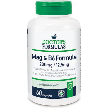 Doctor's Formulas Formula Mag & B6 60 капсул: цены и характеристики