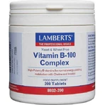 Lamberts Vitamin B-100 Вітамінний комплекс для зміцнення енергії, імунітету та нервової системи 200 таблеток: ціни та характеристики