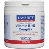 Lamberts Vitamin B-100 Вітамінний комплекс для зміцнення енергії, імунітету та нервової системи 200 таблеток
