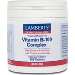 Lamberts Vitamin B-100 Вітамінний комплекс для зміцнення енергії, імунітету та нервової системи 200 таблеток: ціни та характеристики