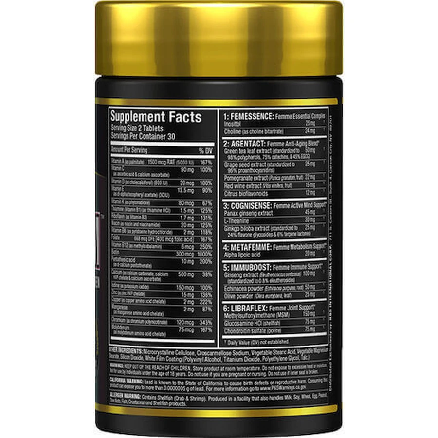 Allmax Nutrition VitaForm Women's Premium Multivitamin Мультивітамінний комплекс для зміцнення енергії та імунної системи 60 таблеток: ціни та характеристики